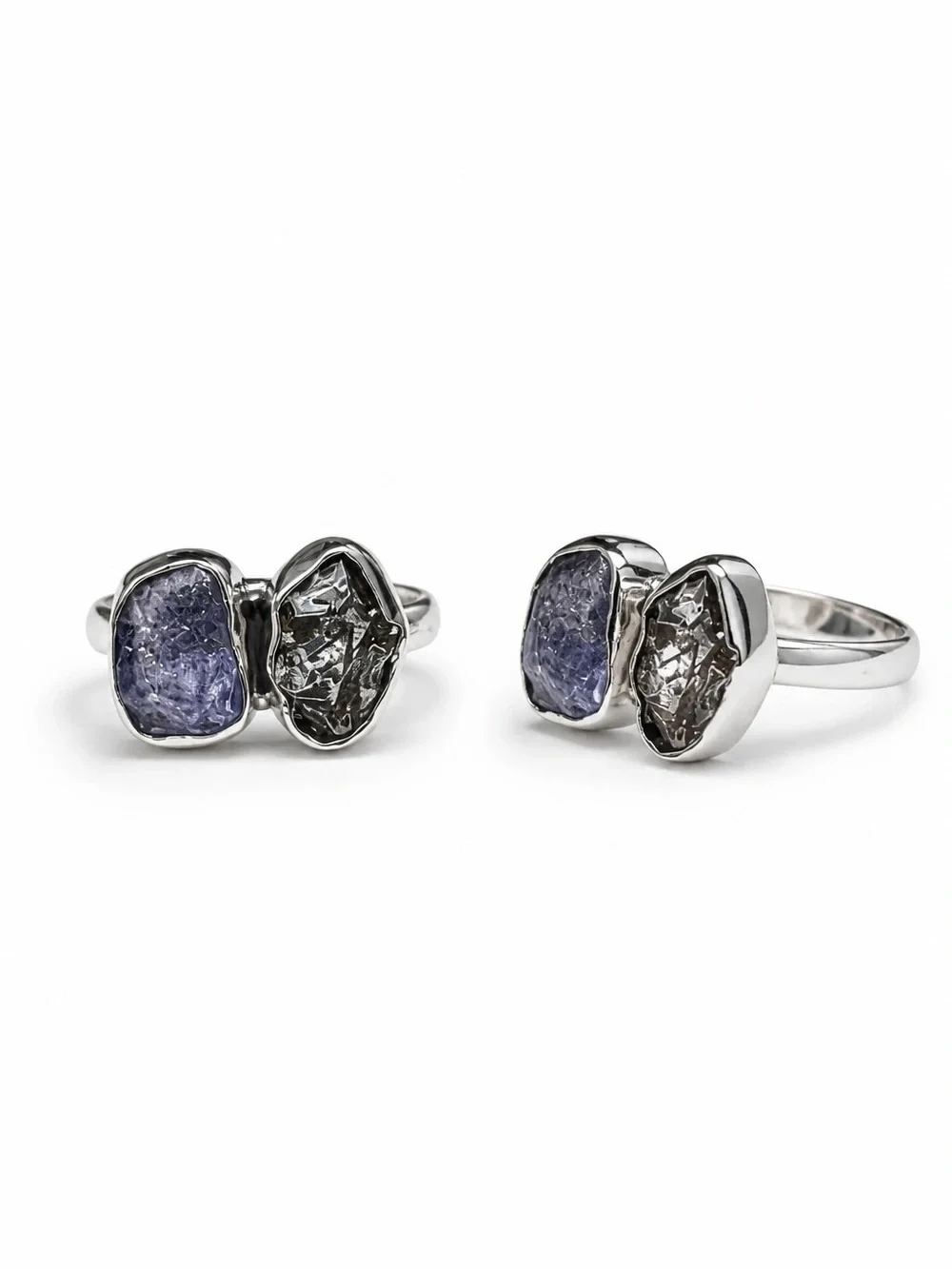 NEW! Tanzanite & Meteorite Ring
